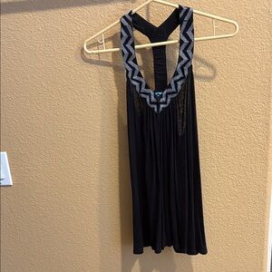 h.i.p. Black and Gray Tank Top